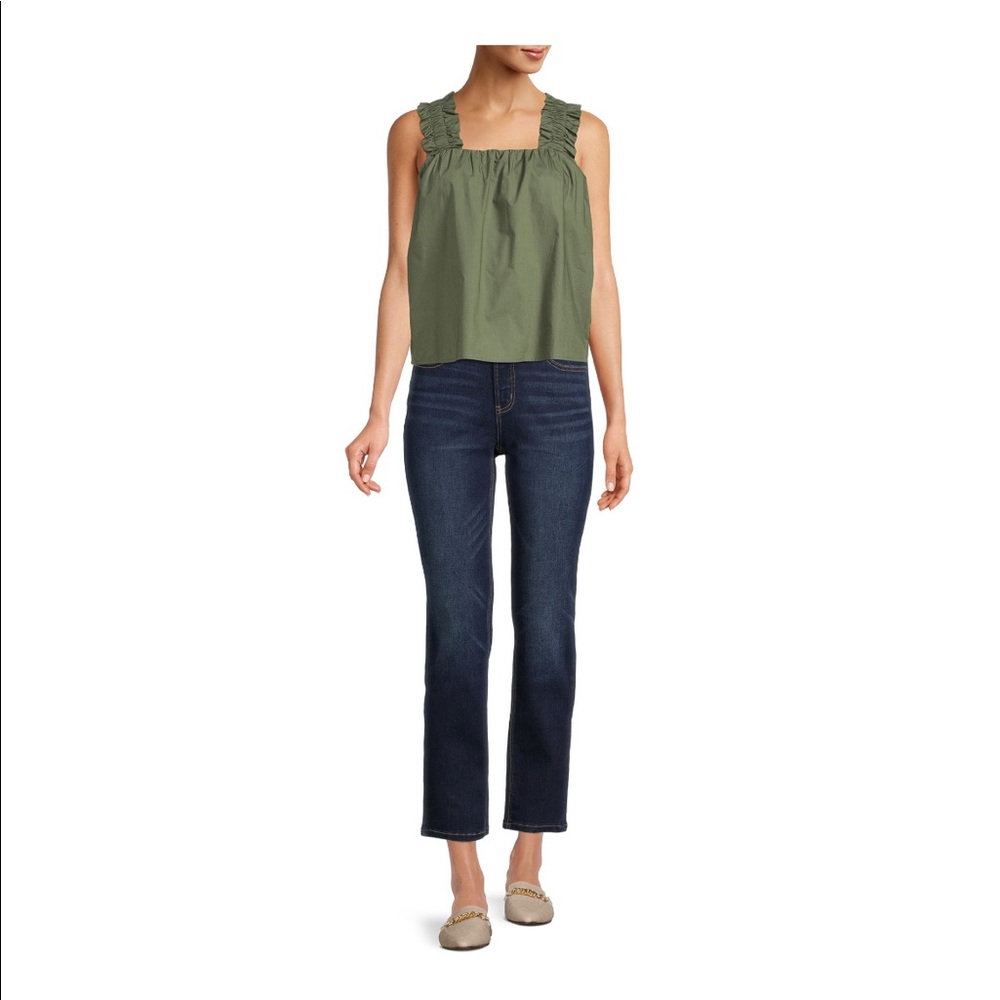 NWT Ruffle Strap Top - Picture 3 of 5